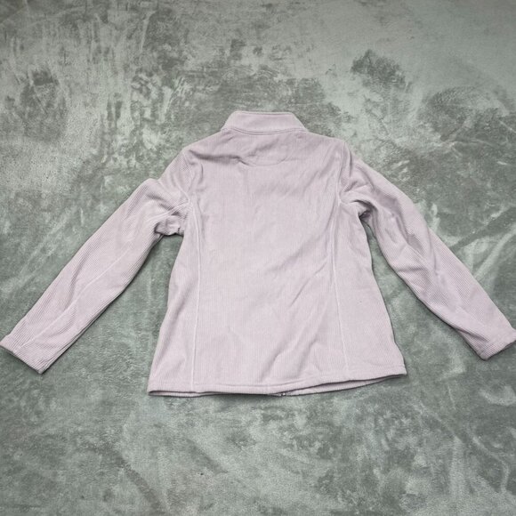 Andrew Marc Womens Ribbed Zip-Up Jacket Lavender S Polyester Blend NWT 6611 - Picture 2 of 7